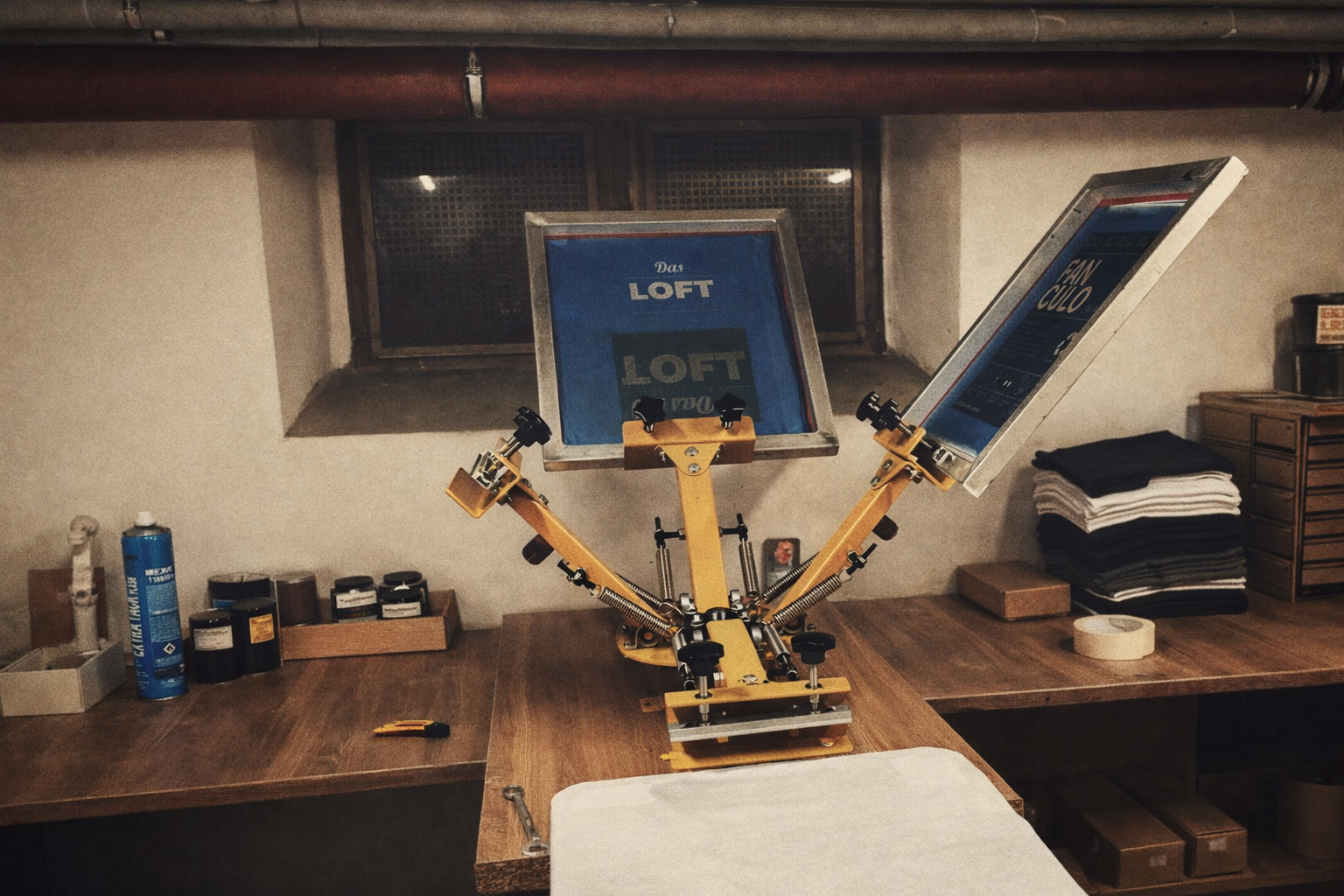 Siebdruck Beispiel 1